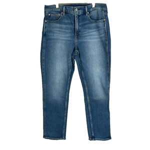 GAP Jeans Women's Size 32 14R Vintage Slim High Rise Medium Wash Stretch Denim